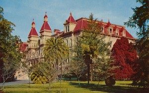 The Victorian Motherhouse building in San Rafael, which burned in 1990