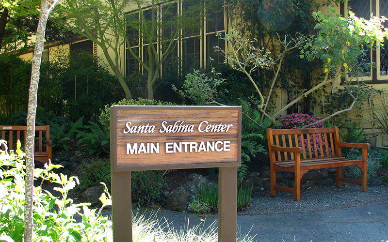 Santa Sabrina Main Entrance Sign