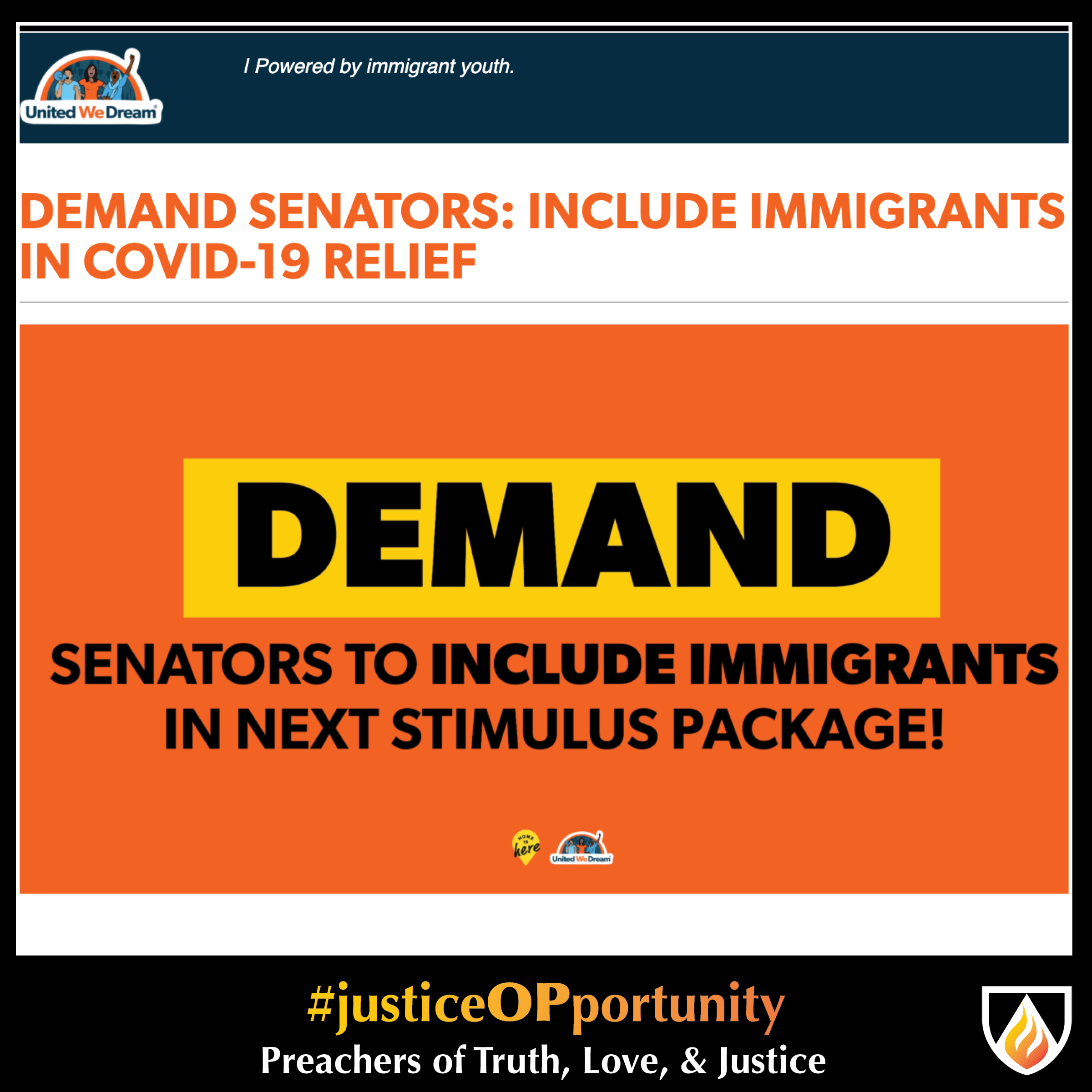 #justiceOPportunity Thursday—July 23, 2020